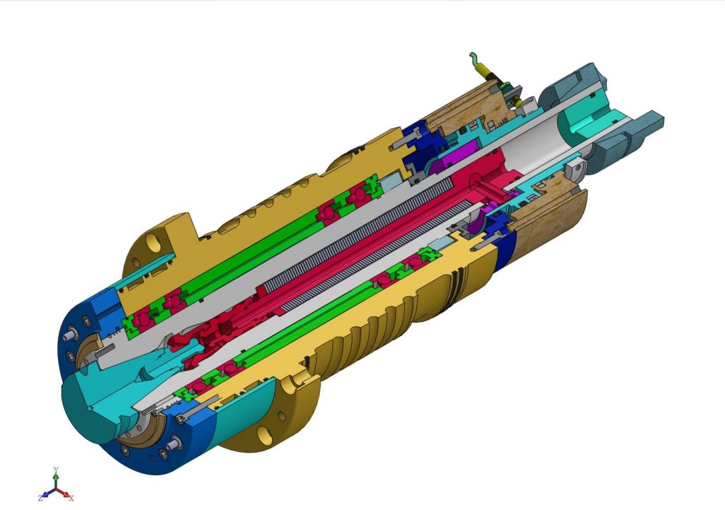 A estrutura do fuso CNC