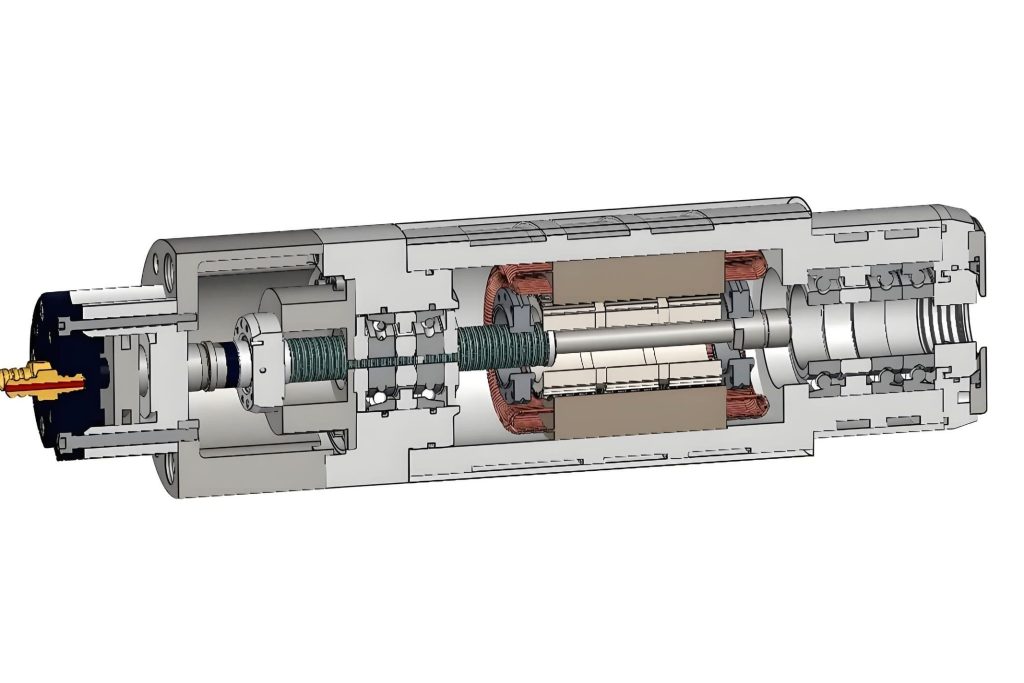 la strukturo de cnc spindelo