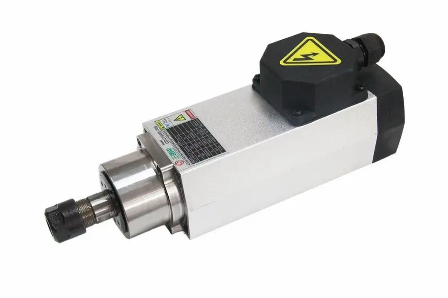 CNC-aera malvarmigita spindelo