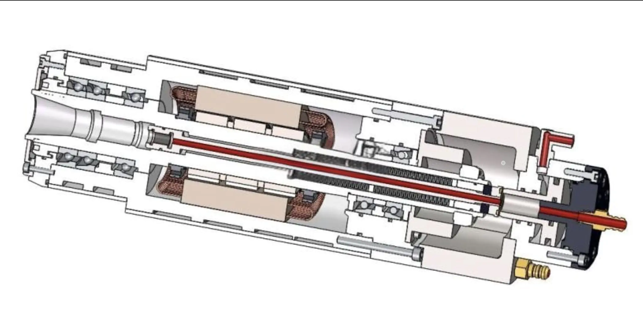 Estrutura do fuso CNC