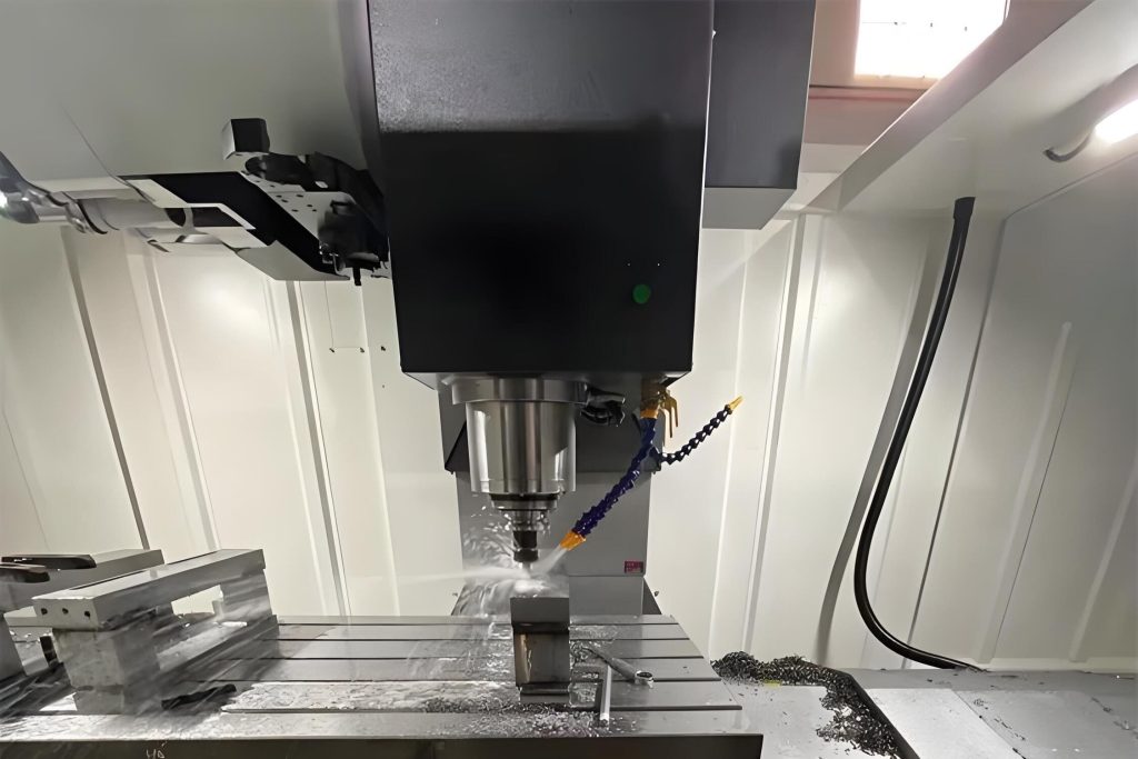 CNC-spindel werkt