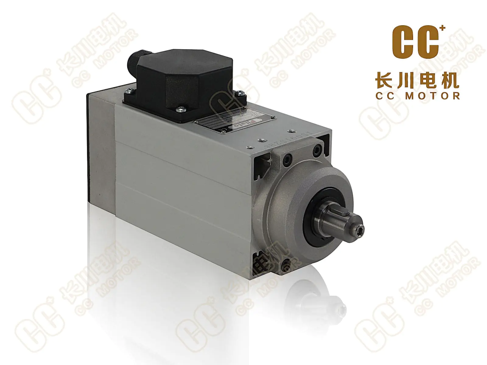 Motor de eixo de corte áspero MF46-1112FA 1,1 kW 12.000 rpm para máquina de colagem de bordas