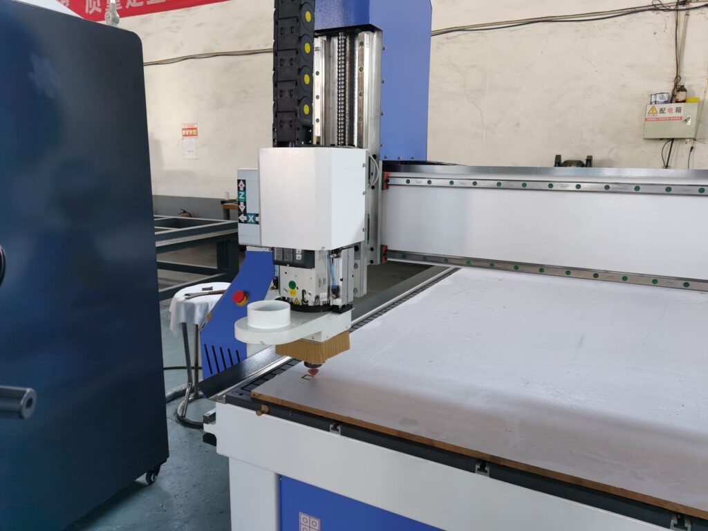 Roteador CNC e motor de fuso