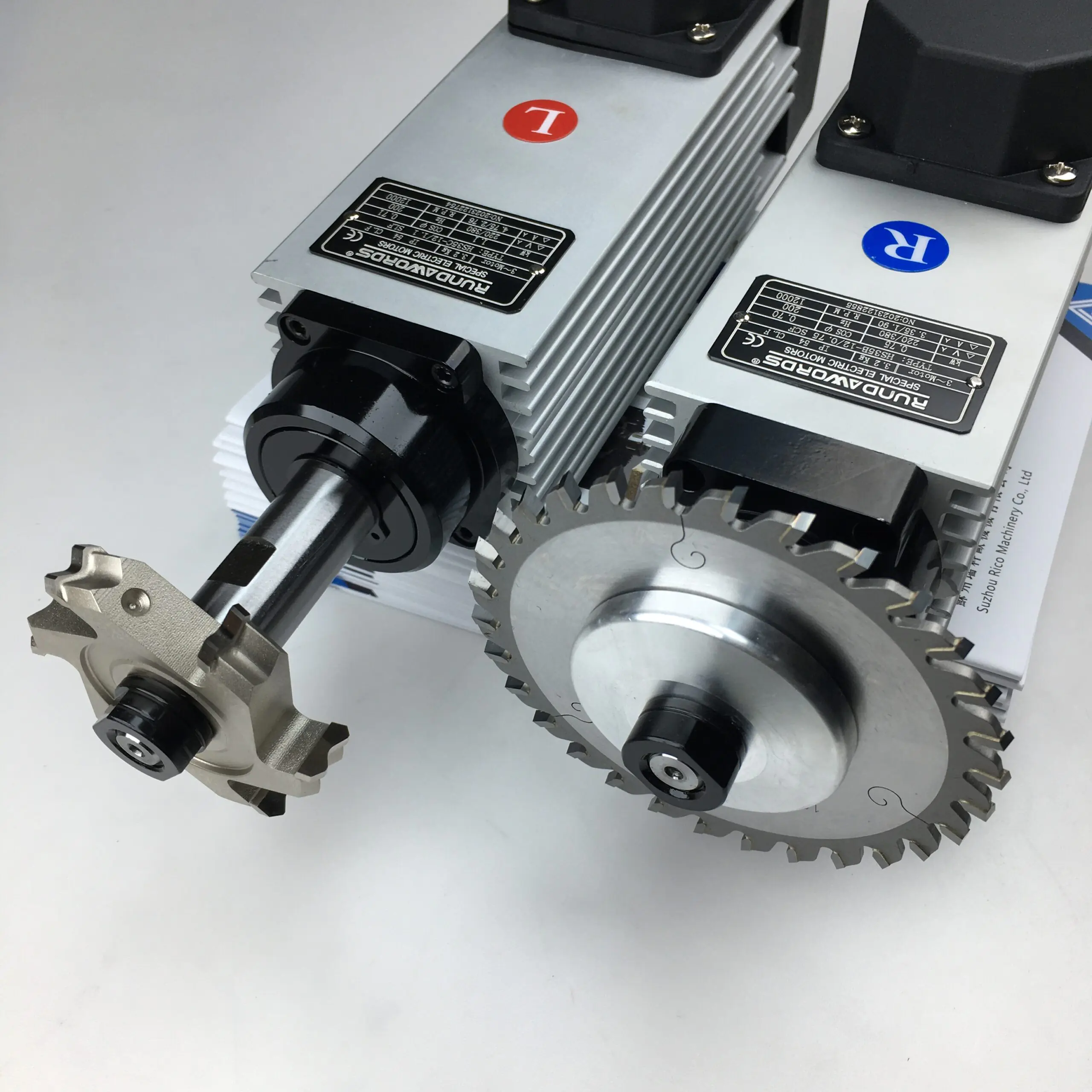 CNC spindle motor is showing