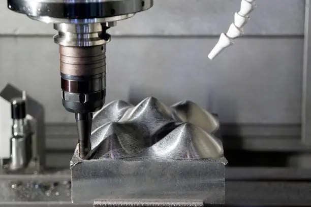 CNC spindle metal working