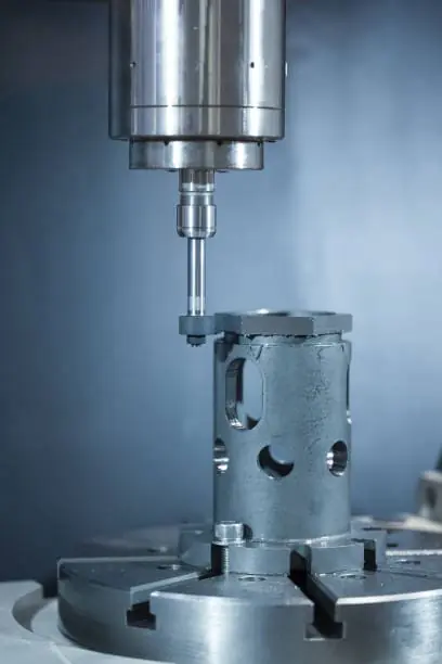 Processamento de metal de fuso CNC