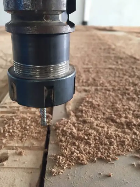 CNC spindle motor is woodworking