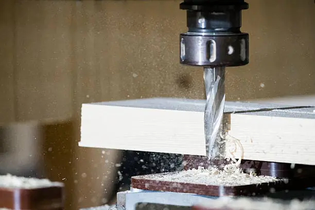 Use CNC spindle to process wood