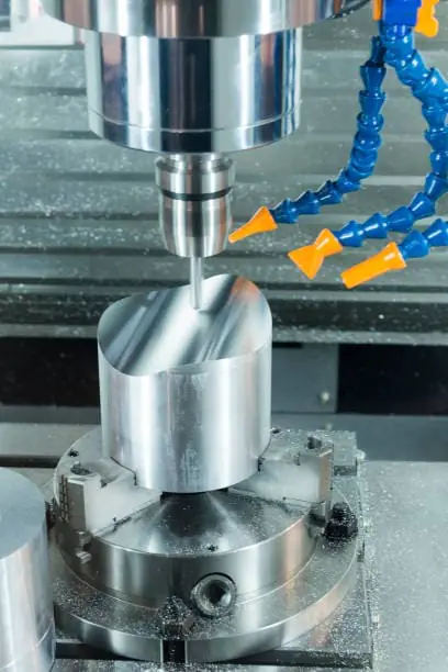 CNC spindle metal processing