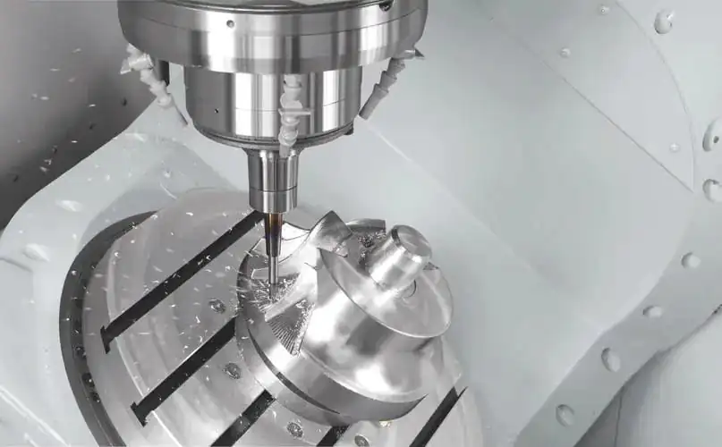 CNC spindle metal processing